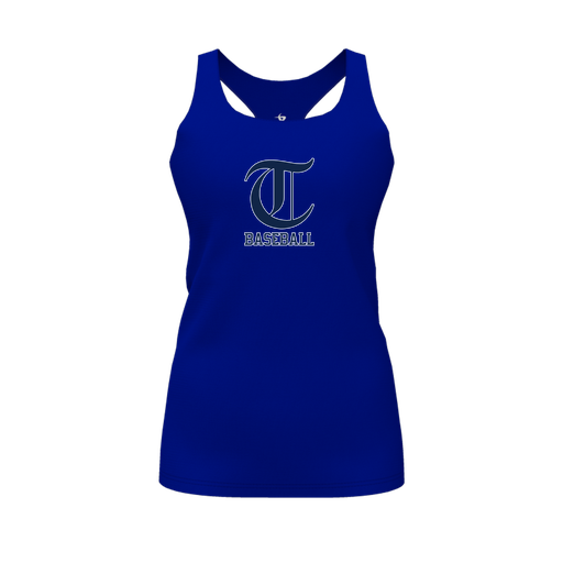 [FT0TRBRY-FYS-LOGO1] Decker Racerback Tank Top (Female Youth S, Royal, Logo 1)