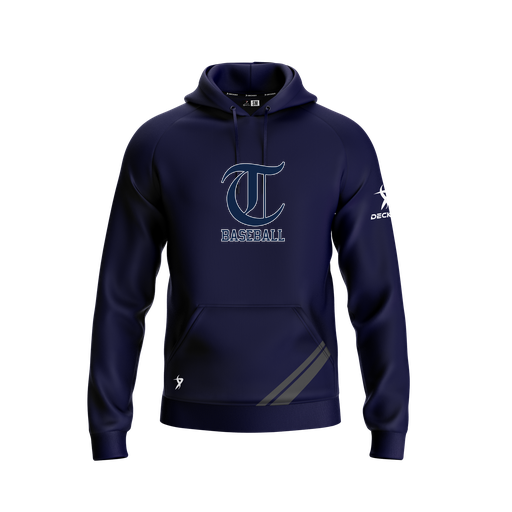 [FOLHSMNV-YXS-LOGO1] Decker Summit Hoodie (Youth XS, Navy, Logo 1)