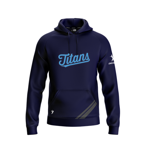 [FOLHSMNV-YXS-LOGO2] Decker Summit Hoodie (Youth XS, Navy, Logo 2)