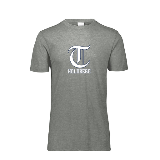 [FTSCUBGY-AS-LOGO3] Decker Men's Tri-Blend T-Shirt - Short Sleeve (Adult S, Gray, Logo 3)