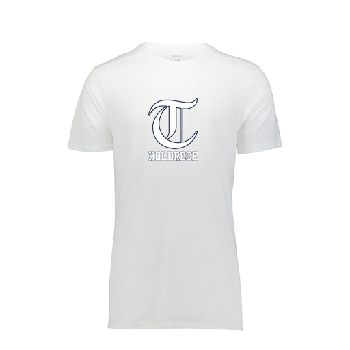 [FTSCUBWH-YS-LOGO3] Decker Youth Tri-Blend T-Shirt - Short Sleeve (Youth S, White, Logo 3)