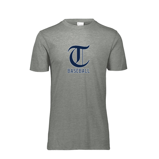 [FTSCUBGY-YS-LOGO1] Decker Youth Tri-Blend T-Shirt - Short Sleeve (Youth S, Gray, Logo 1)