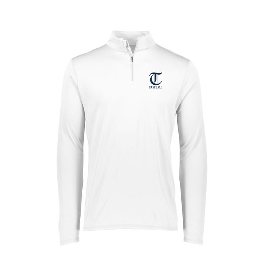 [FTLQFLWH-FAXS-LOGO1] Decker Women's Flex-Lite 1/4 Zip Shirt (Female Adult XS, White, Logo 1)