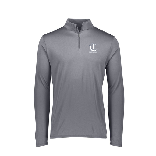 [FTLQFLGY-FAXS-LOGO3] Decker Women's Flex-Lite 1/4 Zip Shirt (Female Adult XS, Gray, Logo 3)