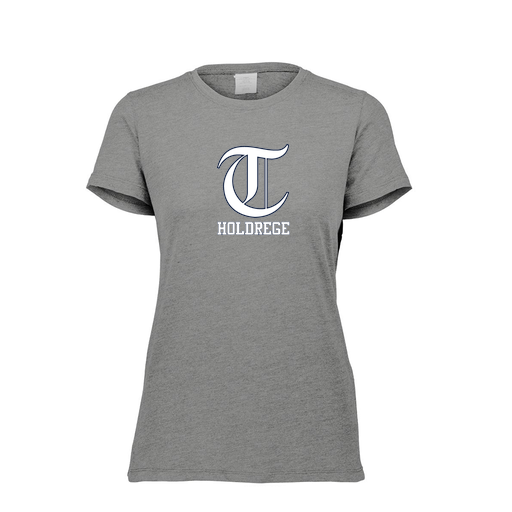 [FTSCUBGY-FAXS-LOGO3] Decker Women's Tri-Blend T-Shirt - Short Sleeve (Female Adult XS, Gray, Logo 3)