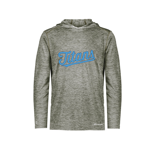 [FOLHCGGY-AS-LOGO2] Decker Men's Charge Hoodie (Adult S, Gray, Logo 2)