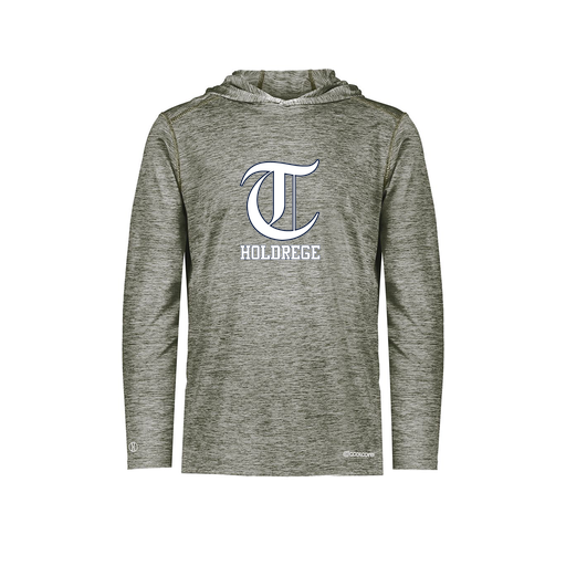 [FOLHCGGY-AS-LOGO3] Decker Men's Charge Hoodie (Adult S, Gray, Logo 3)