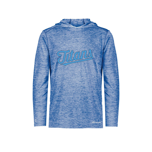 [FOLHCGRY-YS-LOGO2] Decker Youth Charge Hoodie (Youth S, Royal, Logo 2)