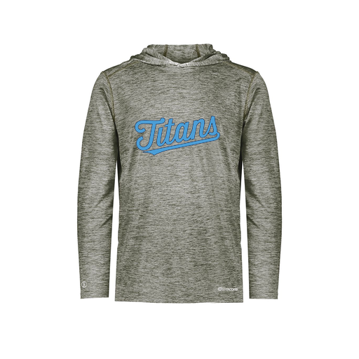 [FOLHCGGY-YS-LOGO2] Decker Youth Charge Hoodie (Youth S, Gray, Logo 2)