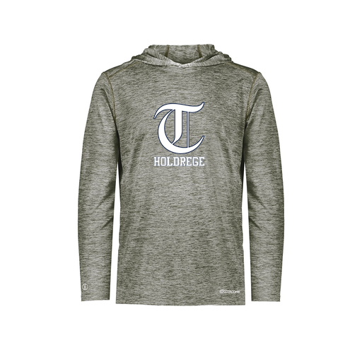 [FOLHCGGY-YS-LOGO3] Decker Youth Charge Hoodie (Youth S, Gray, Logo 3)