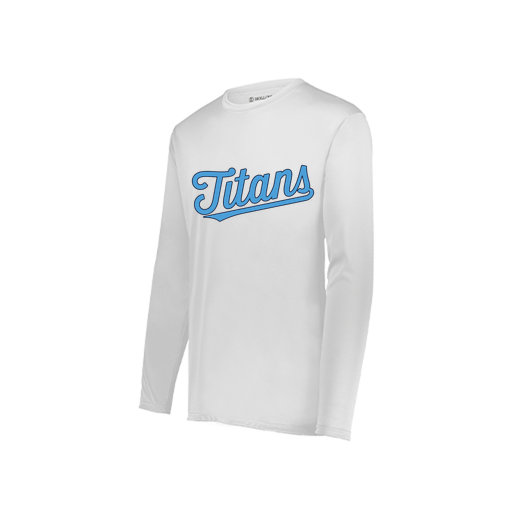 [222822.005.XS-LOGO2] Men's LS Smooth Sport Shirt (Adult XS, White, Logo 2)